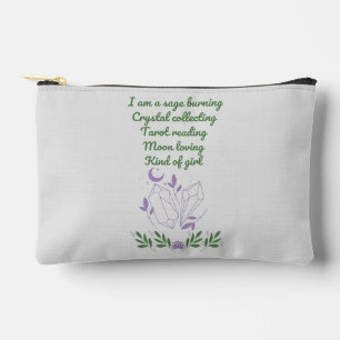 New Age Girl Zipper Pouch Tarot Bag Zubehörtasche