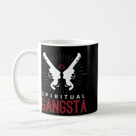 New Age Sritual Srituality Yoga Gangster Enlighten Kaffeetasse (Links)