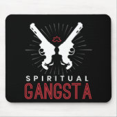 New Age Sritual Srituality Yoga Gangster Enlighten Mousepad (Vorne)