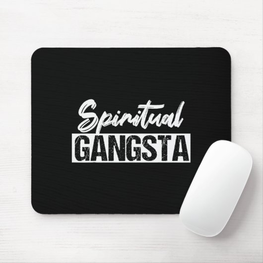 New Age Sritual Srituality Yoga Gangster Enlighten Mousepad (Mit Mouse)