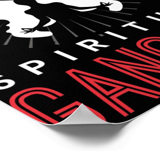 New Age Sritual Srituality Yoga Gangster Enlighten Poster (Ecke)