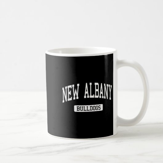 New Albany High School Hs New Albany In Varsity Sr Kaffeetasse (Rechts)