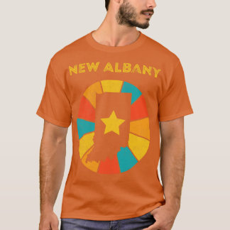 New Albany Indiana Vintag Distressed Souvenir 1 T-Shirt