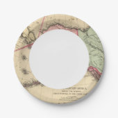 New America Map von Mitchell Pappteller (Vorderseite)