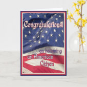 New American Citizen Karte (Gelbe Blume)