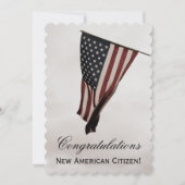 New American Citizen+U.S. Party für Flaggenfeiern Einladung (Vorderseite)