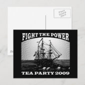 New American Tea Party 2009 Postkarte (Vorne/Hinten)