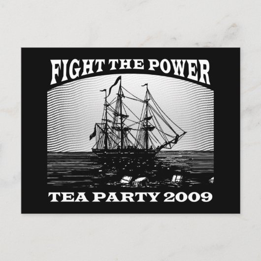 New American Tea Party 2009 Postkarte (Vorderseite)