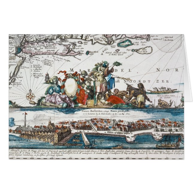 NEW AMSTERDAM, 1673 (Vorderseite (Horizontal))