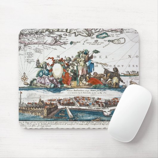NEW AMSTERDAM, 1673 MOUSEPAD (Mit Mouse)