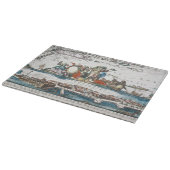 NEW AMSTERDAM, 1673 SCHNEIDEBRETT (Ecke)