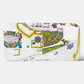 New Amsterdam Map, 1661 Case-Mate iPhone Hülle (Rückseite (Horizontal))