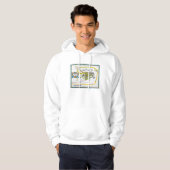 New- Amsterdamkarte, 1661 Hoodie (Vorne ganz)