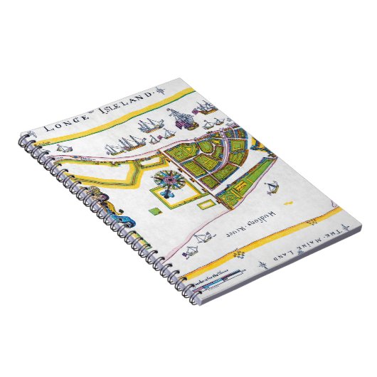 New- Amsterdamkarte, 1661 Notizblock (Rechte Seite)