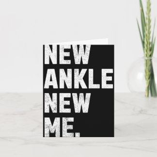 New Ankle, New Me! Funny Ankle Replacement Surgery Karte