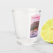 New Archangel, Russland (Sitka) Malerei Schnapsglas (Links)