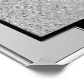 New Art Deco SIlver und Black Poster (Ecke)