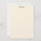 New Asian Chinese Bilingual Hei Bold Brautparty Einladung (Rückseite)