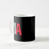 New Aunt Italian Zia Italian American Aunt Gift Kaffeetasse (Vorderseite Links)