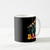 New Baba Wildflower First Birthday & Baby Show Kaffeetasse (VorderseiteRechts)