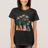 New Baba Wildflower First Birthday &amp; Baby Show T-Shirt (Vorderseite)