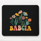 New Babcia Wildflower First Birthday &amp; Baby Sh Mousepad (Vorne)