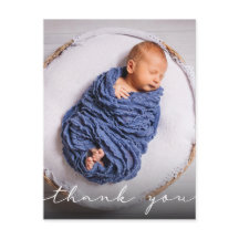 New Baby Birth Ankündigung Vielen Dank