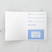 New Baby Boy Ankündigung (Innenseite)