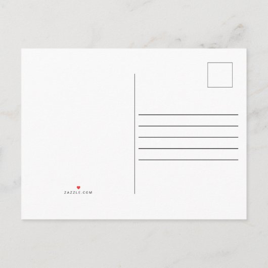 New Baby Boy Einführung Blue Elegant Modernes Foto Ankündigungspostkarte (Rückseite)