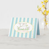 New Baby Boy Gratulation Little Lamb Karte (Gelbe Blume)