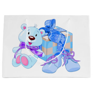 New Baby Boy Große Geschenktüte