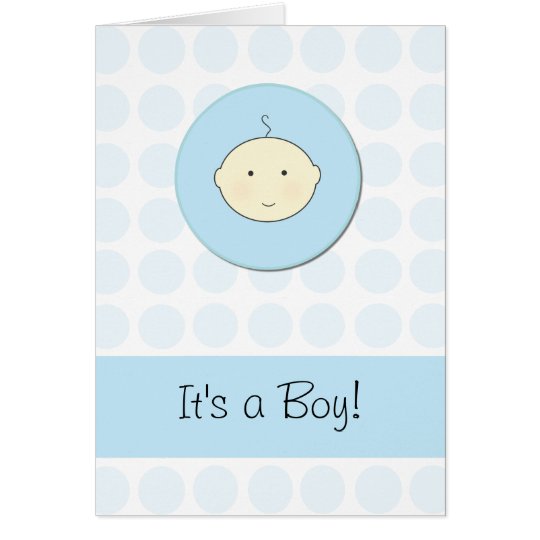 New Baby Boy Karte