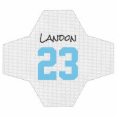 New Baby Boy Soccer Player NAME Birth Year Blue Fußball (Flach)