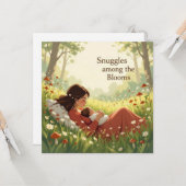 New baby card for mom warm heartfelt message  karte (Vorderseite/Rückseite Beispiel)