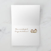 New Baby, Congratulations, Cute Birds Karte (Innenseite)