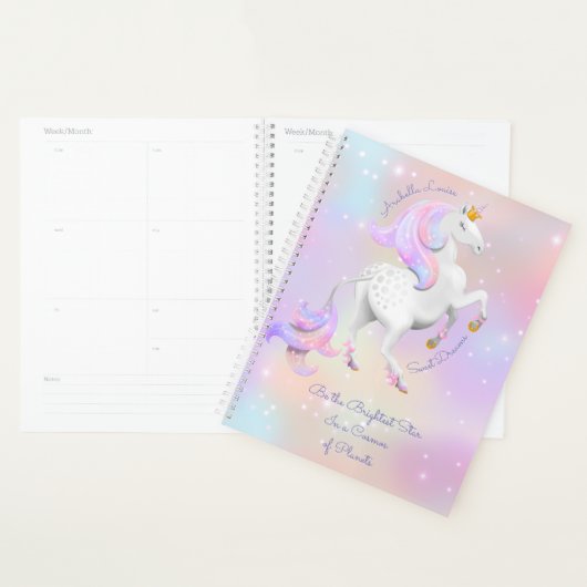 New Baby Delicate Pink Unicorn Planner Planer (Anzeige)