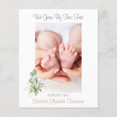 New Baby Eucalyptus Greenerity Geburtserklärung (Vorderseite)