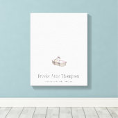 New Baby Fingerprint Balloon Gästebuch - Pink (Insitu (Holzboden))