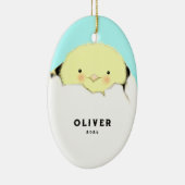 New Baby First Christmas Keramik Ornament (Rechts)