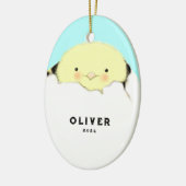 New Baby First Christmas Keramik Ornament (Links)