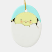 New Baby First Christmas Keramik Ornament (Hinten)