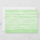 New Baby Floral Ankündigung (Rückseite)