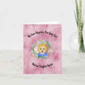 New Baby Girl Adoption Party Einladung (Vorderseite)