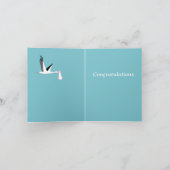 New Baby Girl Editable Karte (Innenseite)