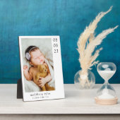 New Baby Grandparent-Geschenk Fotoplatte (Seite)