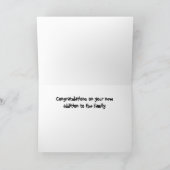 New Baby Greetings Card Karte (Innenseite)