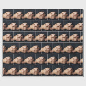 New Baby' Hand In Man's Hand Geschenkpapier (Flach)