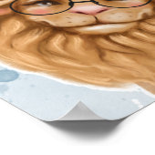 New Baby Jungle Safari Kinderzimmer blue Poste Poster (Ecke)