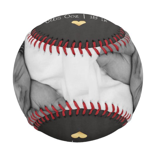 New Baby Keepake Baseball (Vorderseite)
