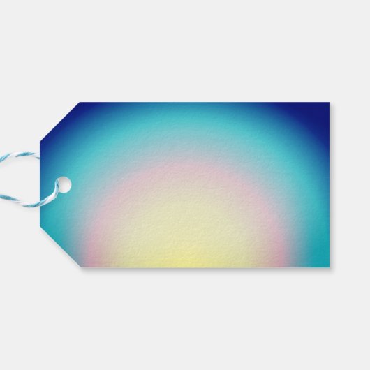 "New Baby - Libra" Geschenkanhänger (Rückseite Horizontal)